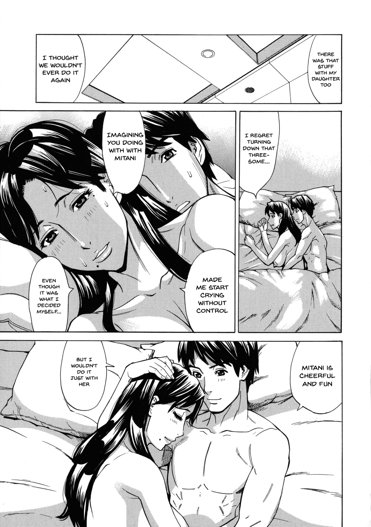 Hentai Manga Comic-A Housewife's Love Fireworks ~To Think My First Affair Would Be a 3-Way~-Chapter 6-3